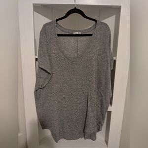 Dex Heather Gray Knit Top